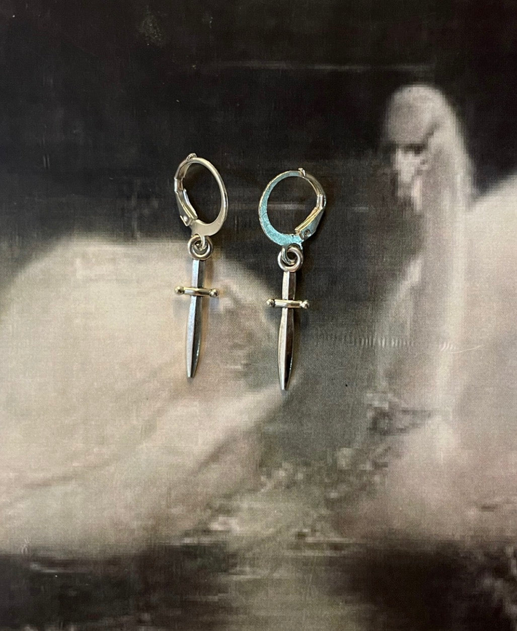 sword earrings
