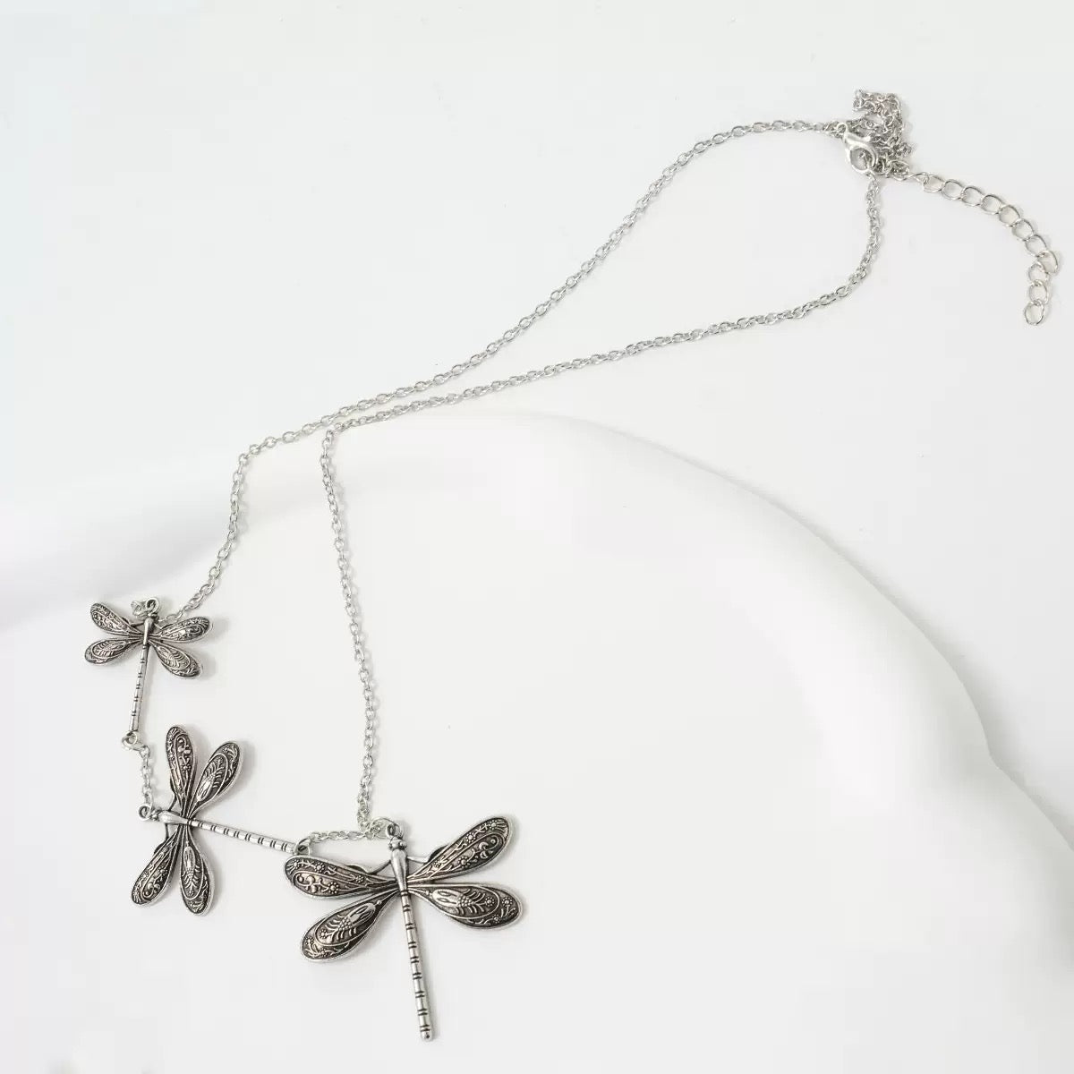 whimsical dragonfly necklace