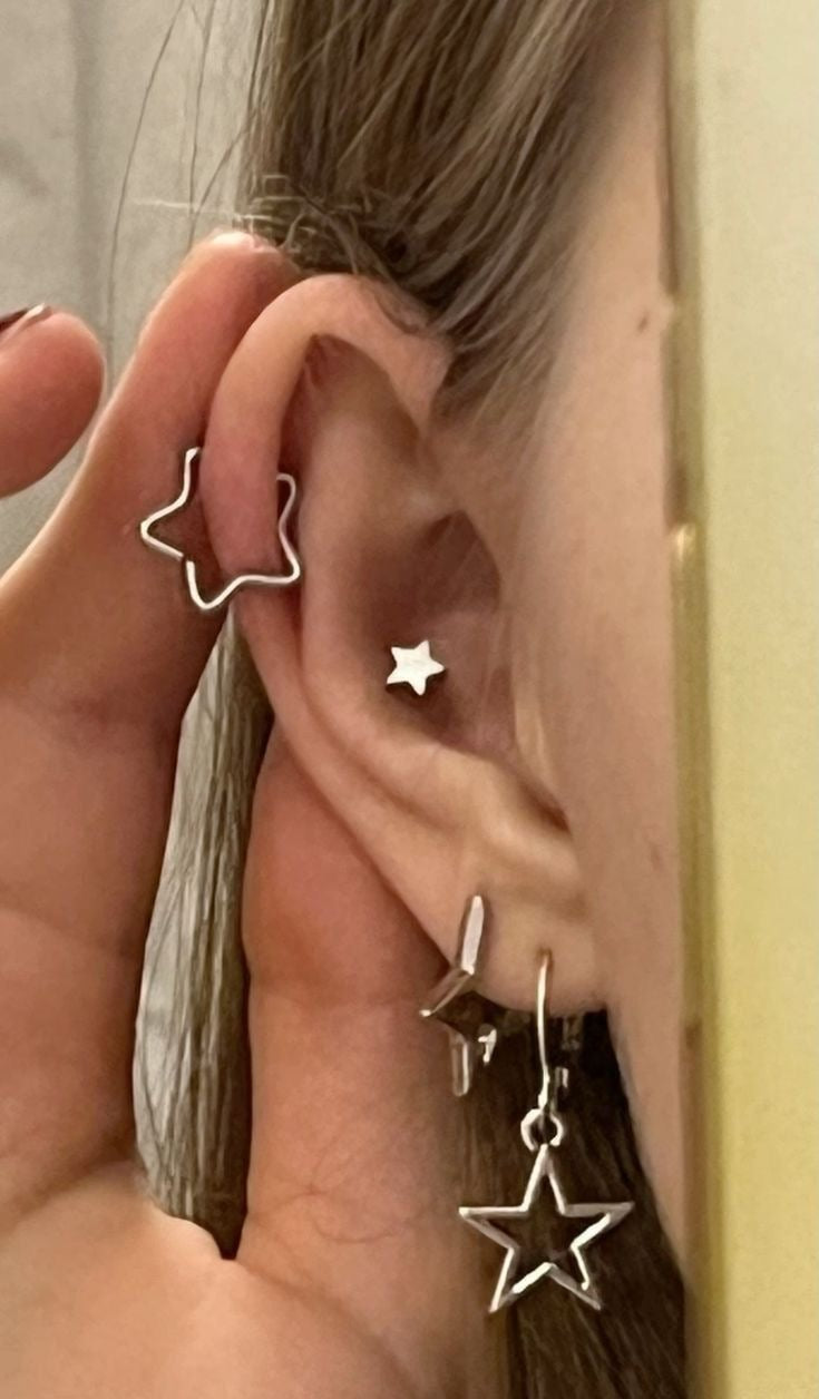 mini star hoops