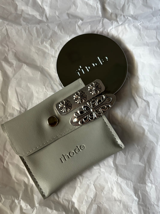 chrome cross clips preorder