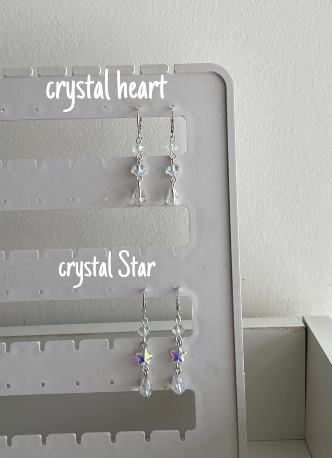 crystal earrings