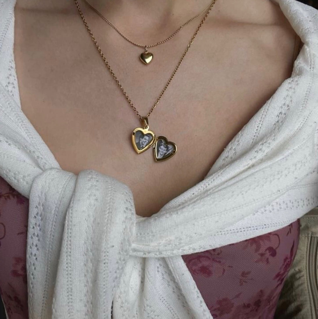 golden memory locket