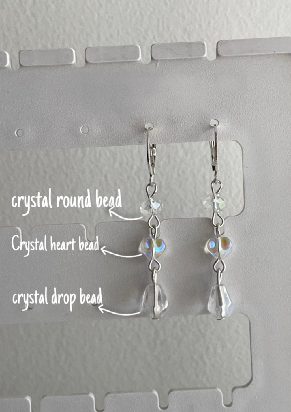 crystal earrings
