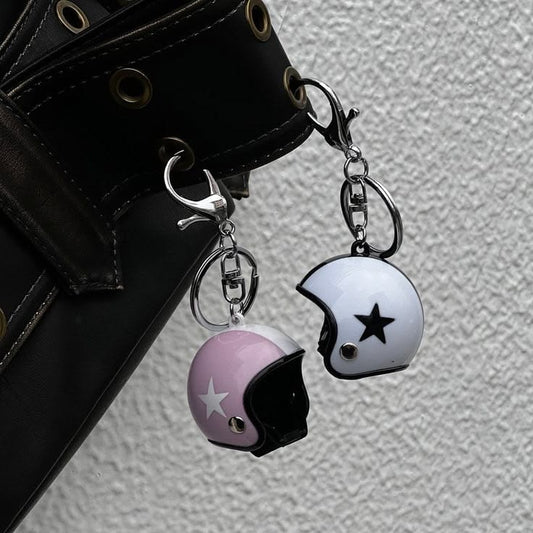 biker keychain pair