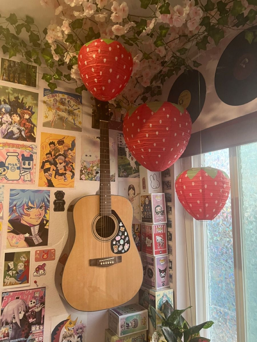 strawberry akari lamp