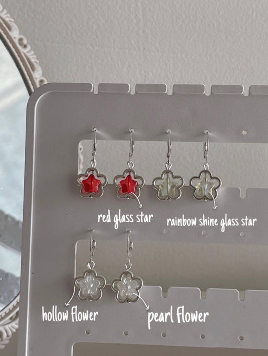 Flower earrings