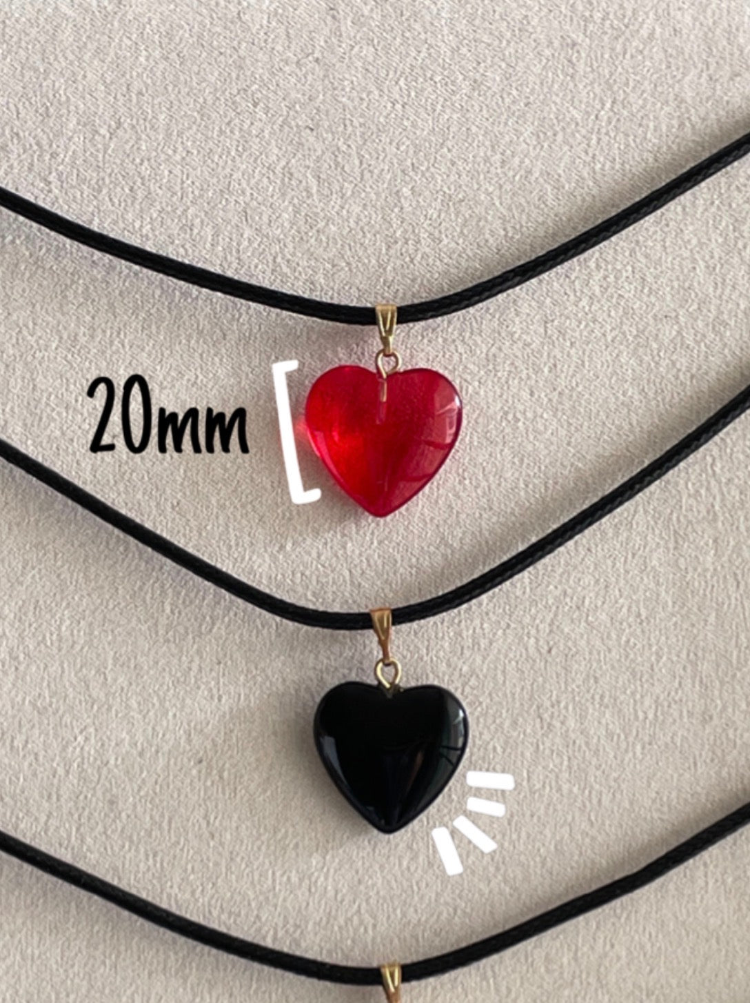 glass necklaces ☆ ♡︎