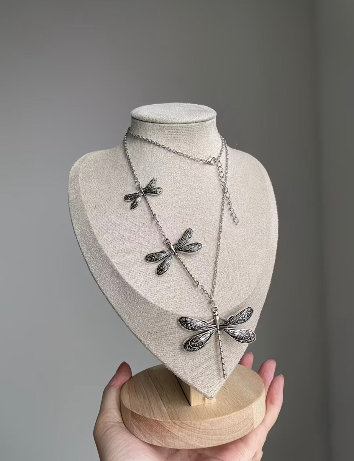 whimsical dragonfly necklace
