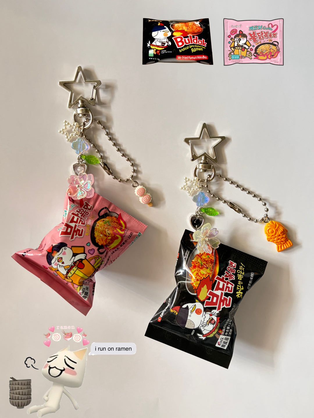 ramen keychain