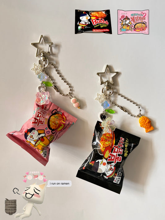 ramen keychain