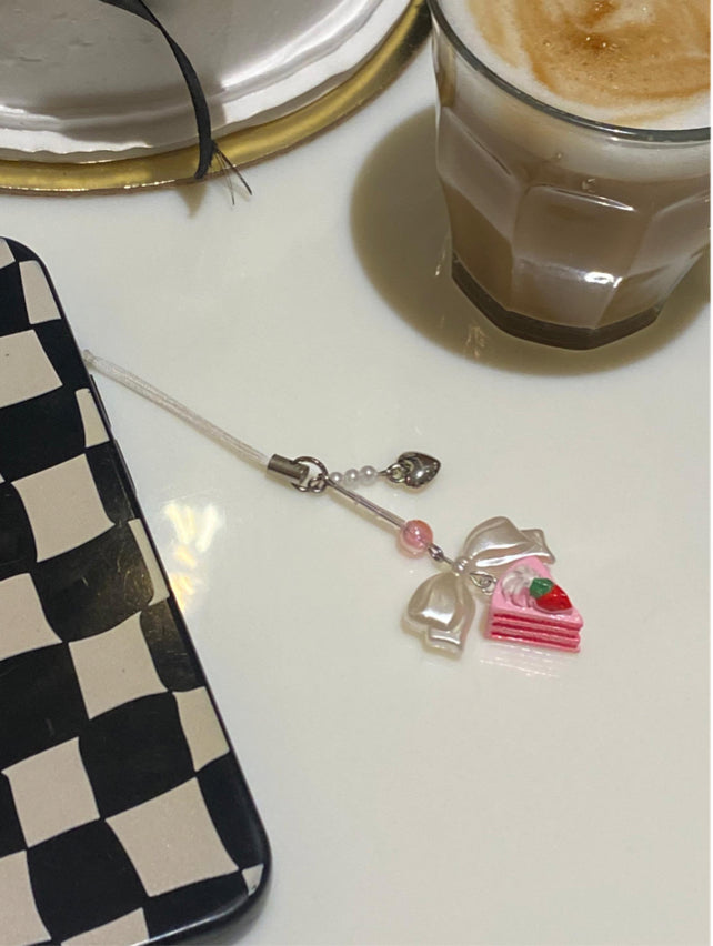 Strawberry Shortcake phone charm