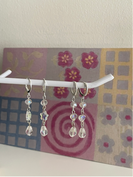 crystal earrings