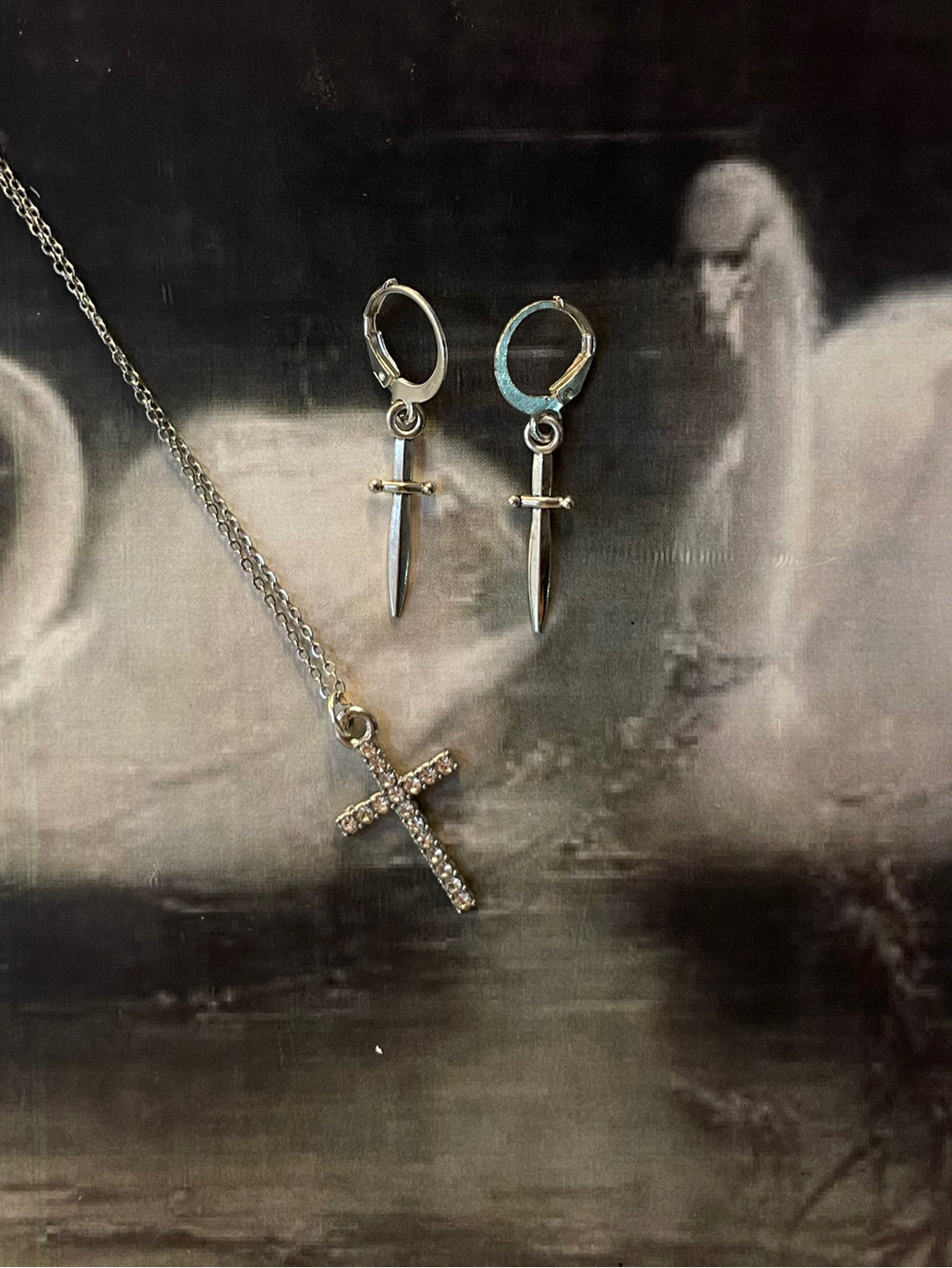 sword earrings